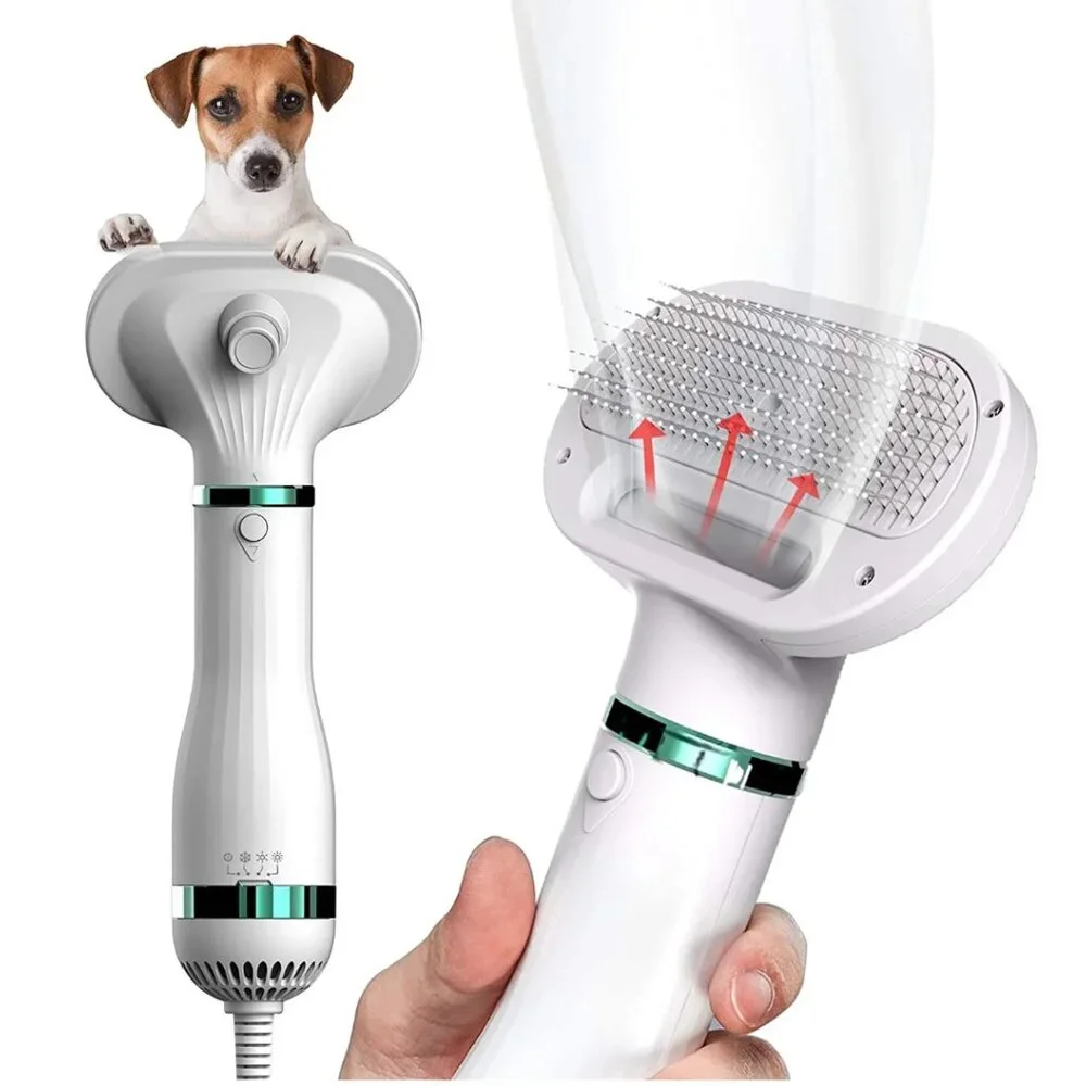 3 in1 quiet per dryer and brush for your dog's or cat's hair